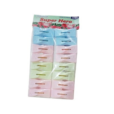 Picture of Cloth Clip Plastic 16 pcs Multicolor 