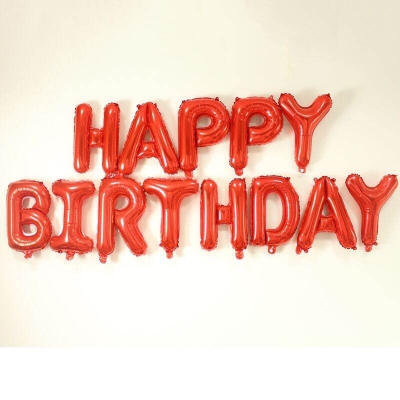 Picture of Happy Birthday Balloon (Red)