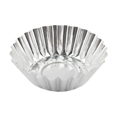 Picture of 100 PCS Mousse Cake Boards Gold Paper Cupcake Dessert Displays Tray Wedding Birthday Cake Silver 