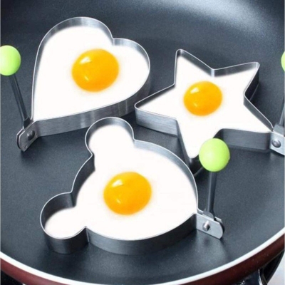 Picture of Egg Fry Mold Stainless Steel Silver 