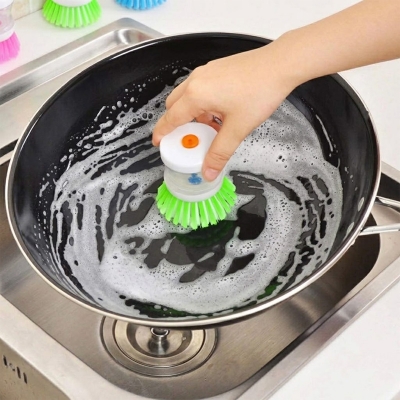 Picture of Kitchen Dish Cleaning Brush Multicolor 