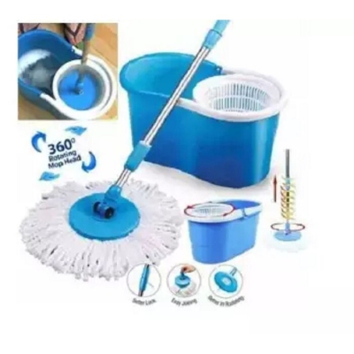 Picture of Mop (10 Liter) - Spin Mop Bucket - Floor Mop - Floor Cleaning - Magic Mop - Spin Mop - Mop Bucket - 360 ° Rotatable Magic Map Multicolor 