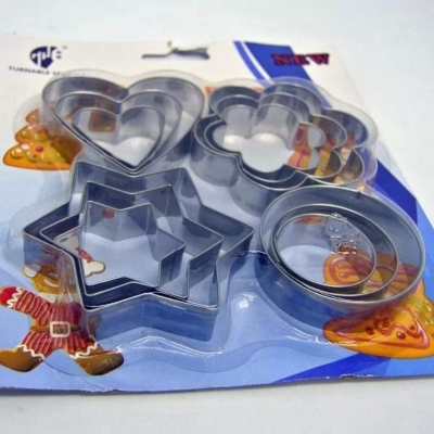 Picture of Cookie cutter dice set Silver 