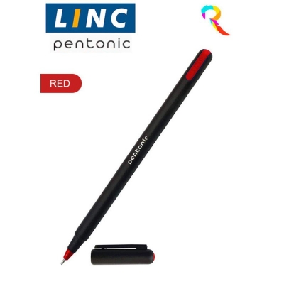 Picture of Linc Pentonic Pen Smooth Ball Pen Set 10 Pcs Red 