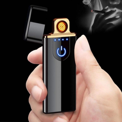 Picture of Smart Compact Lighter Touch Screen USB Charging Lighter Without Flame  