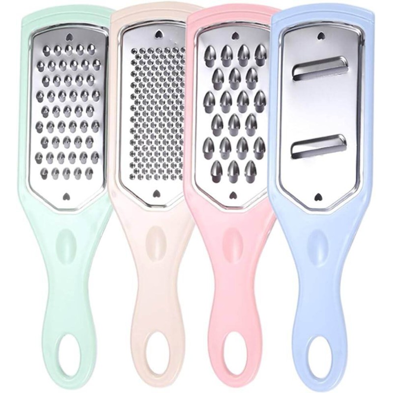 Picture of 4-in-1 Kitchen Tools Potato Carrot Gadgets Peeler Cheese Slicer Food Grater Vegetable Cutter Multicolor 
