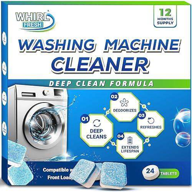 Picture of Washing Machine Cleaner Tablets - 12 Tablets For top Load Washer And Front Loader.  