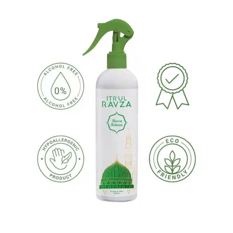 Picture of Itr'ul Madina Ravza Fragrance Perfume Sprayer 400ml (Turkey)  