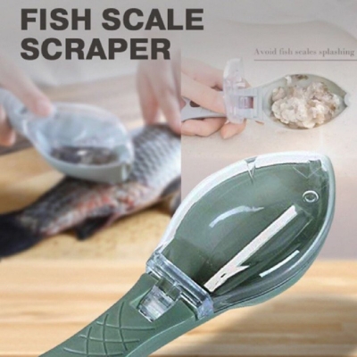 Picture of Fish Scaler, Fast Fish Scale Remover, Fish Descales Tool Skin Brush Scraping Cleaning Peeler Scraper 1Pcs Multicolor 