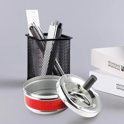 Picture of Ashtray 9cm- Rotating ashtray, wind ashtray, storm ashtray- Random Color- 1Pcs Multicolor 