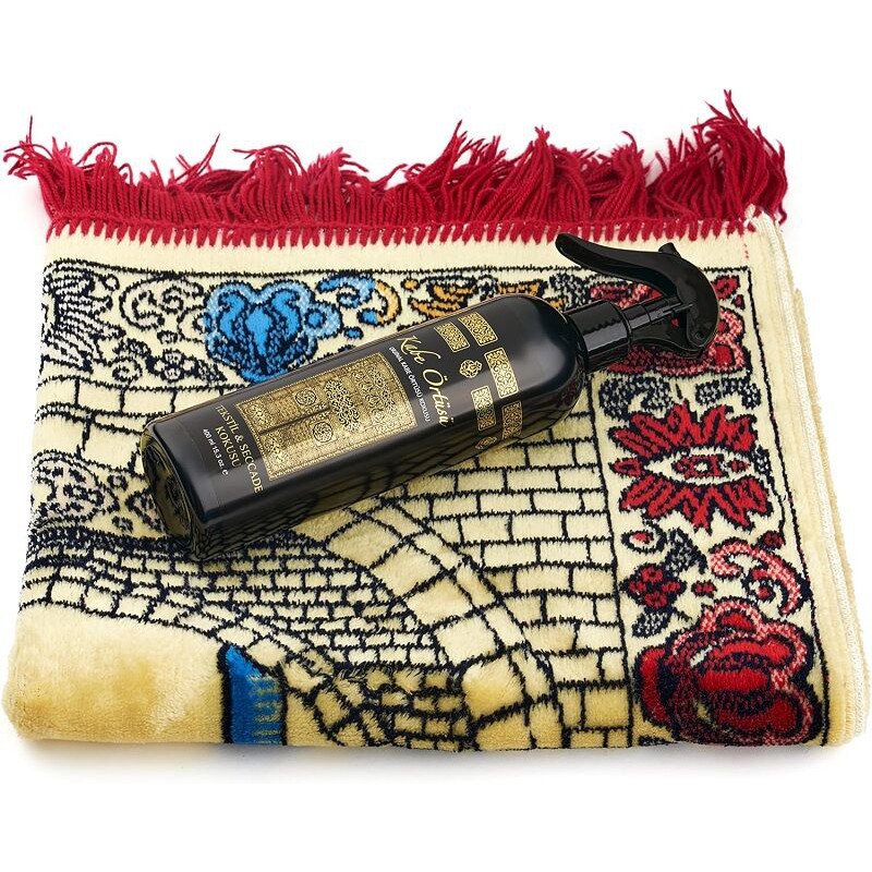 Picture of Kaaba's Cover Essence & Kiswah Fragrance Gilaf Spray - 400ml (Turkey) Black 