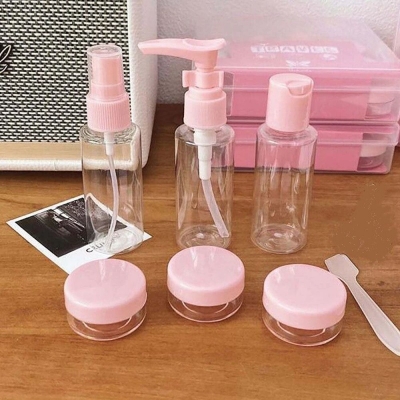 Picture of Travel Bottle Cosmetic Containers, Travel Accessories Suitable For Personal Travel And Business Multicolor 