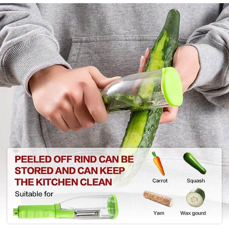 Picture of Progressive - Easy to Peel Any Where- Stainless Steel Storage Skin Peeler 1 Pcs - Kitchen & Dining - Modern and Trendy- Delights Multicolor 