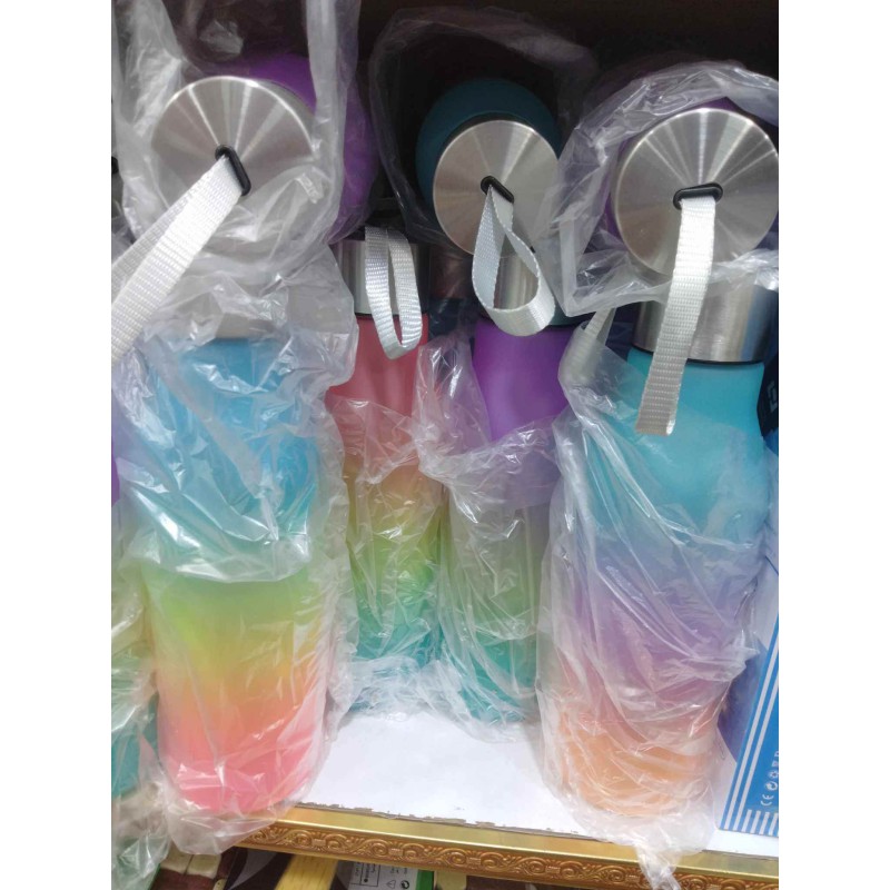 Picture of Water Bottle Food Grade Plastic 500ml For Indoor Or Outdoor Use- China Origin Multicolor 