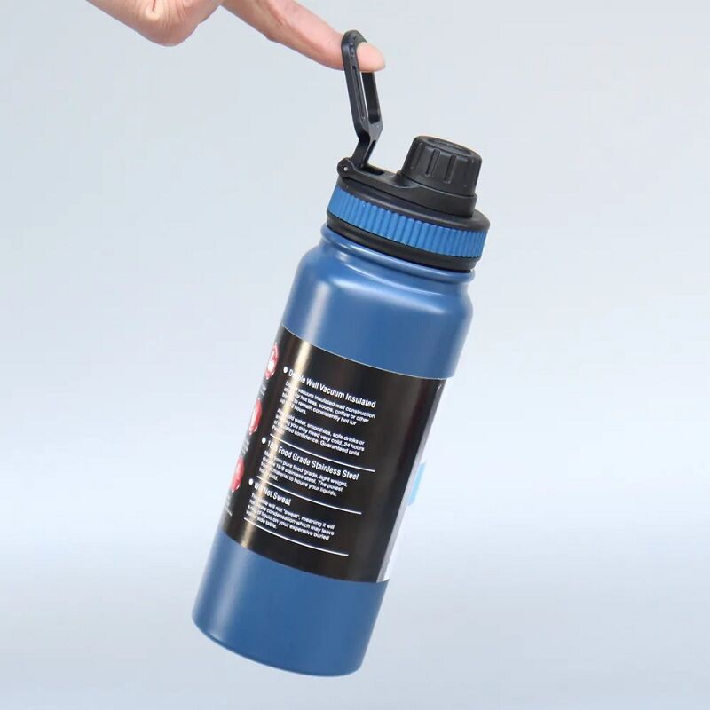 Picture of 800ml Double Wall Vacuum Insulated 304 Stainless Steel hot and cold Sport Water Bottle Multicolor 