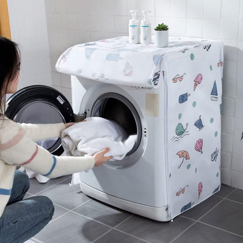 Picture of Washing Machine Top Loading Washing Machine Waterproof Cover Multi Color 1 ps  