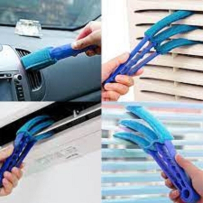 Picture of Microfiber Blind Cleaner With Flexible Dusting Claws To Clean Two Slats At Once!- 1pcs Multicolor 