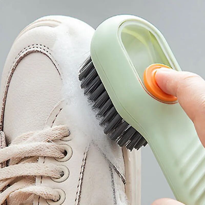 Picture of Multifunctional Liquid Shoe Brush Cleaners Soap Dispenser Cleaning Brush- 1pcs Multicolor 