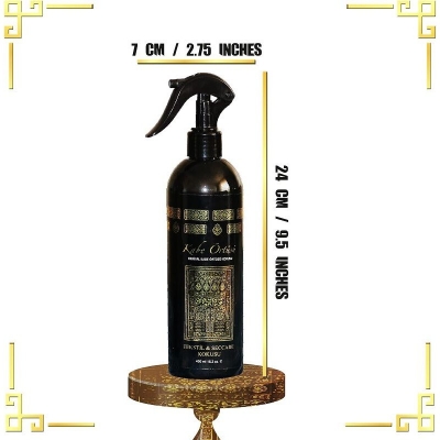 Picture of Kaaba's Cover Essence & Kiswah Fragrance Gilaf Spray - 400ml (Turkey) Black 