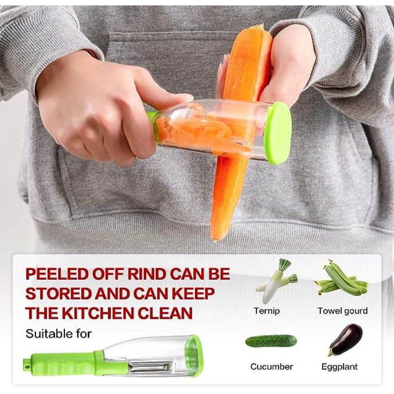Picture of Progressive - Easy to Peel Any Where- Stainless Steel Storage Skin Peeler 1 Pcs - Kitchen & Dining - Modern and Trendy- Delights Multicolor 