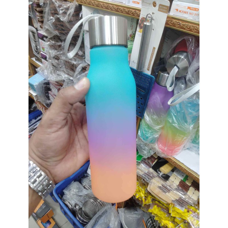 Picture of Water Bottle Food Grade Plastic 500ml For Indoor Or Outdoor Use- China Origin Multicolor 