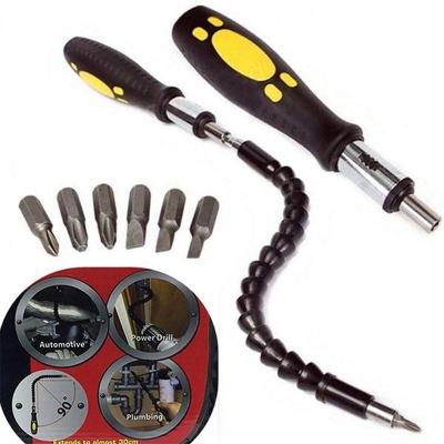 Picture of Flexi Snake Bit Extender Multifunctional Screwdriver - Black