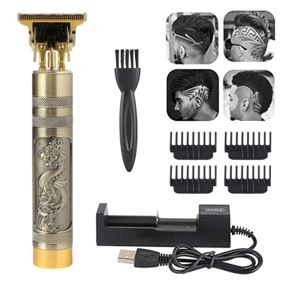 Picture of Vintage T9 Hair Cutting Machine Hair Trimmer Recharge Professional Cordless Hair Trimmer - Silver