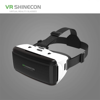 Picture of VR Shinecon G06B 3D Virtual Reality VR Box Gaming Glasses Headset for 4.7-6.2 inch Smartphones - White