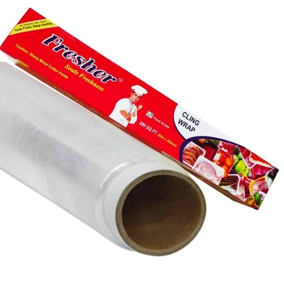 Picture of Fresher cling wrap (Wrapping paper for Keeping Food Fresh and Good) - Silver