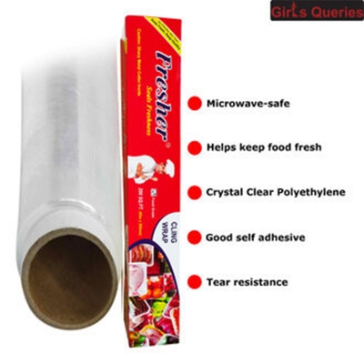 Picture of Fresher cling wrap (Wrapping paper for Keeping Food Fresh and Good) - Silver
