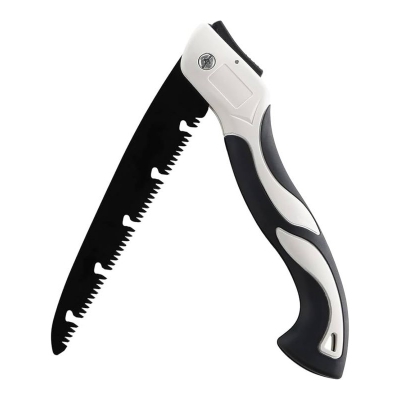 Picture of Portable Folding Hand Saw Sk5 Woodworking fast folding Alloy Hacksaw Blade PTFE Coating Portable Closes Camping Multitool Saws - Black