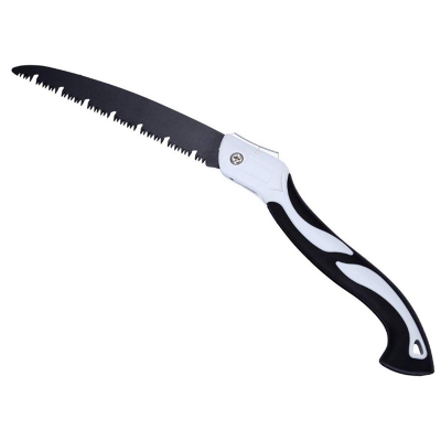 Picture of Portable Folding Hand Saw Sk5 Woodworking fast folding Alloy Hacksaw Blade PTFE Coating Portable Closes Camping Multitool Saws - Black