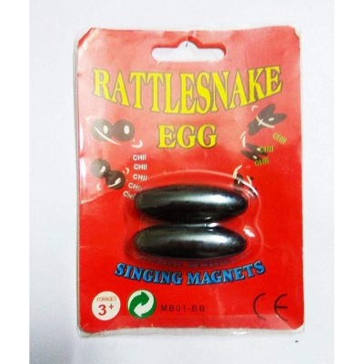 Picture of Singing Magnet, Metal - 1 Pair - Toy - Grey