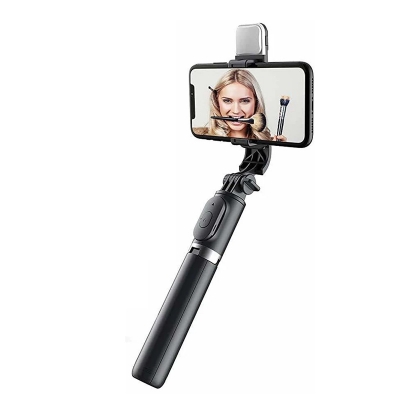 Picture of Q07 (100cm) Bluetooth Integrated Selfie Stick with Light and Bluetooth Remote Control