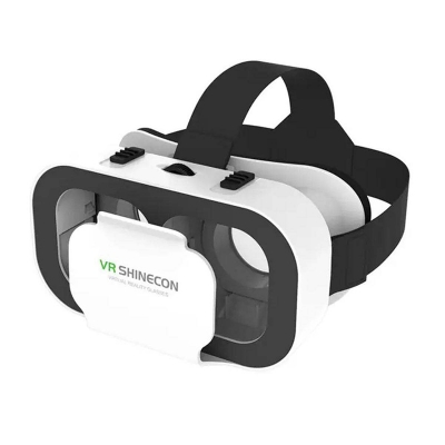 Picture of Virtual Reality Helmet Immersive Headset Smart-phone 3D VR Glasses Box VR SHINECON BOX 5 Mini VR Glasses 3D Glasses - White