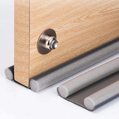 Picture of Door Bottom Sealing Strip, Door Gap Dust Stopper, Door Foam, Door Draft, AC Air Stopper Door Insect Protector - Multicolor