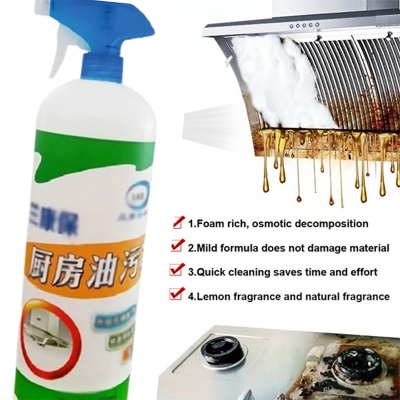 Picture of Strong Kitchen Cleaner Spray - 450Ml Of Glass Cleaner For Streak-Free Brilliance - Quick-Dissolving - Color-Safe Formula For Effortless Cleaning - White