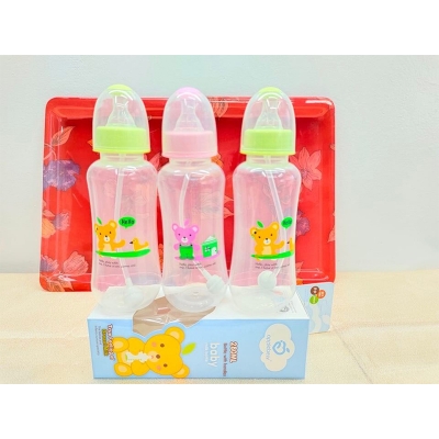 Picture of Baby Pp Feeding Bottle 280ml. Feeder 280 ml Multicolor. PBA Free. - Multicolor