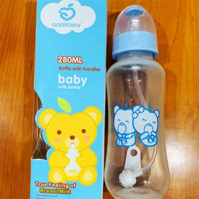 Picture of Baby Pp Feeding Bottle 280ml. Feeder 280 ml Multicolor. PBA Free. - Multicolor