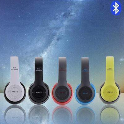 Picture of P47 Headband Foldable Stereo Bluetooth Headphones Wireless Heads - Multicolor