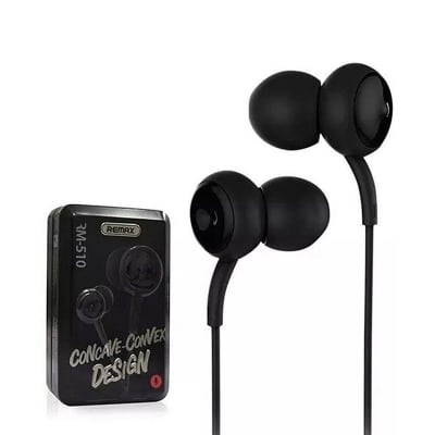 Picture of REMAX RM 510 Wired Earphone new unique headphone - Black