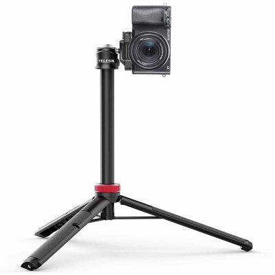 Picture of TELESIN MT-44 Extendable Vlog Tripod - Black