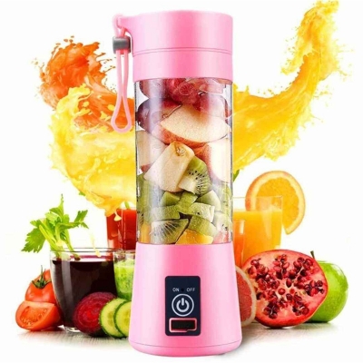 Picture of Mini Usb Rechargeable Portable Electric Fruit Juicer - Smoothie Maker - Blender Machine - Juice Maker - Multicolor