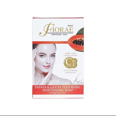 Picture of Fiorae Papaya & Gluta Plus Kojic Soap 165 gm (Thailand) - Multicolor