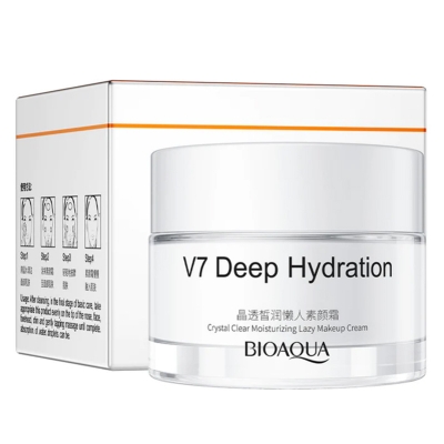 Picture of BIOAQUA V7 Deep Hydrating Crystal Clear Moisturizing Lazy Makeup Cream- 50g