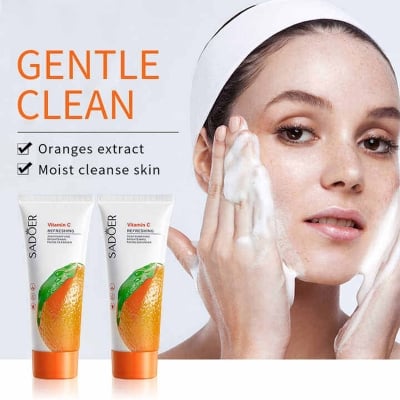 Picture of SADOER Vitamin C Refreshing Facial Cleanser 100g - Orange