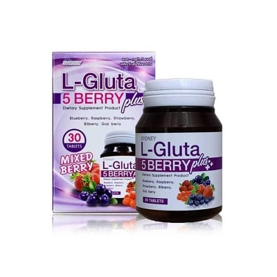 Picture of L-Gluta 5 Berry Plus Whitening Vitamins Tablets - Purple