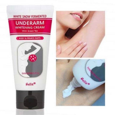 Picture of International Korean product NELLA-White Snow Fermented Underarm White_ning Cream with Green Tea-50ml - Fresh