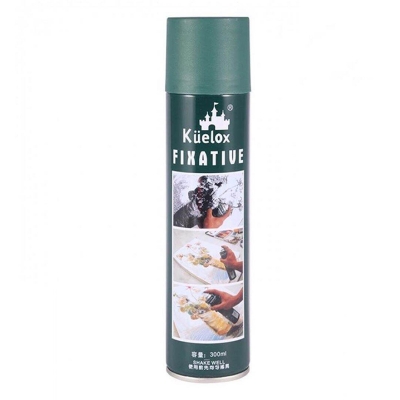 Picture of Kuelox Fixative Spray For Sketch, Charcoal, Pastel 300 ml - Green
