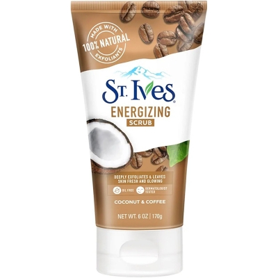 Picture of St.Ives Energizing Coconut & Coffee Scrub 170g - Brown